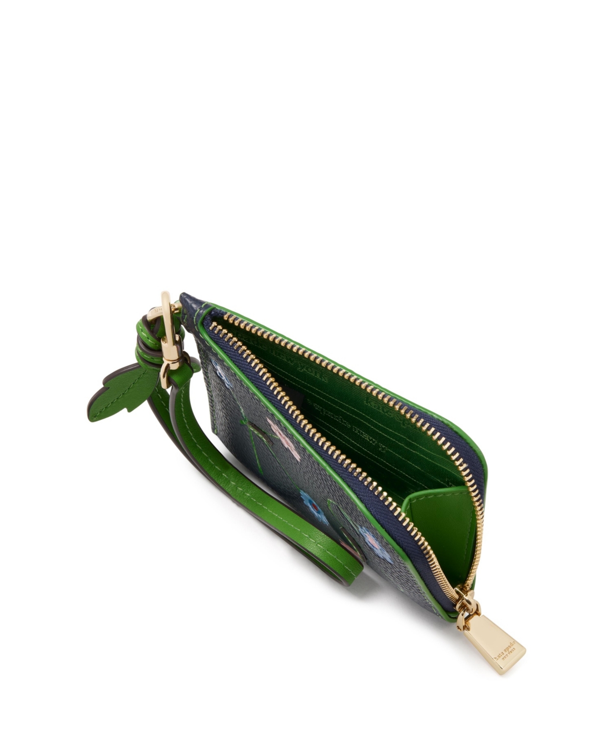 Kate Spade In The Garden Coin Card Case Wristlet In Parisian Navy Multi