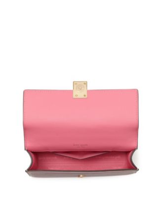 Women's Deco Pebbled Mini Flap Chain Crossbody Bag