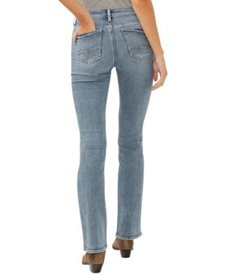 Women's Suki Mid Rise Curvy Fit Slim Bootcut Jeans