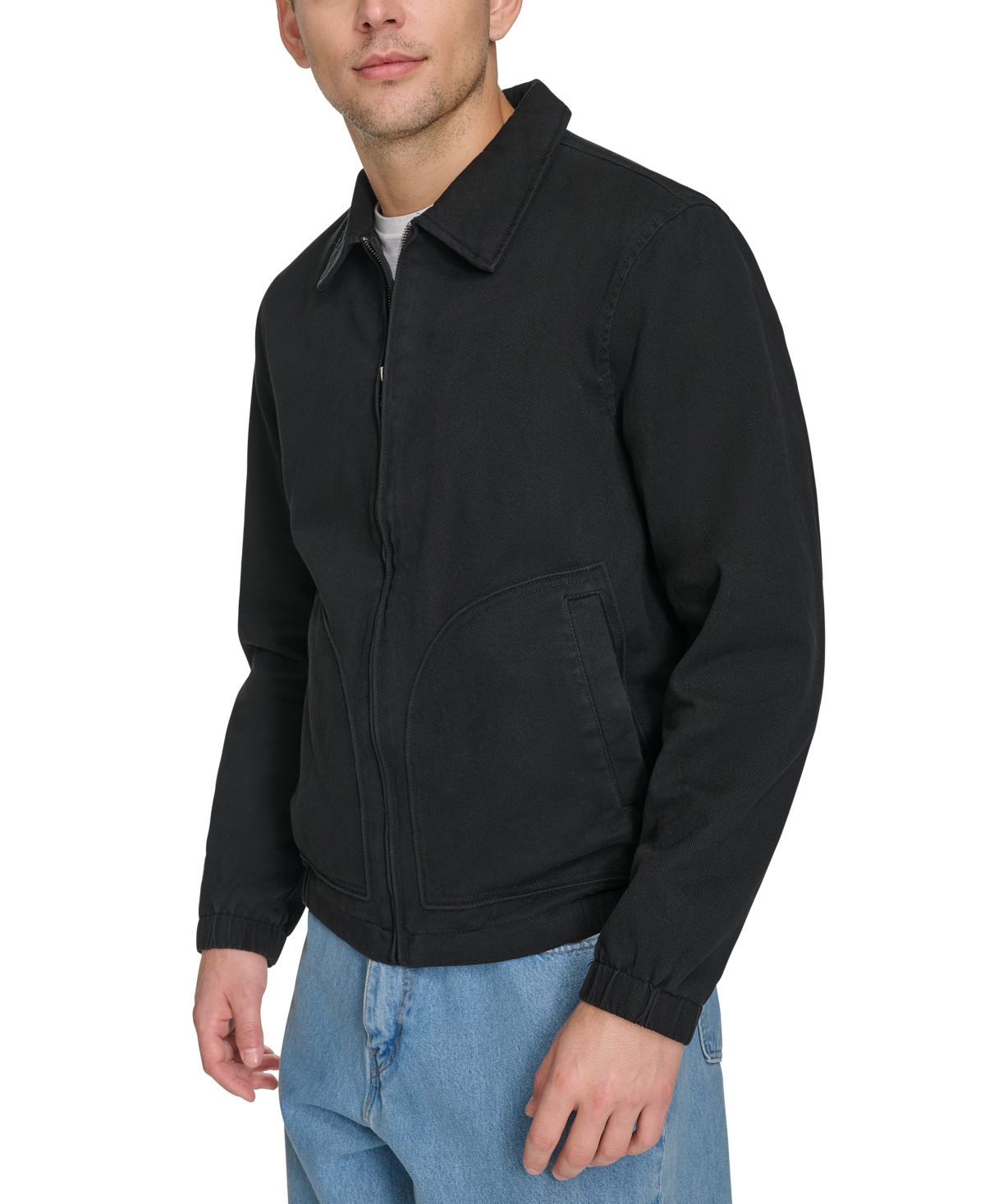 Levi's Canvas Utility Jacket In Black