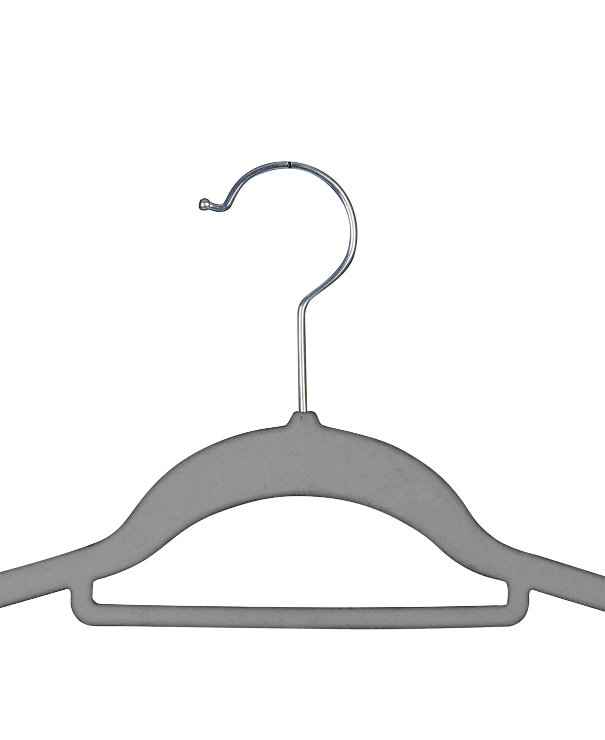 Isaac Mizrahi Velvet Hangers, Pack Of 60 In Gray