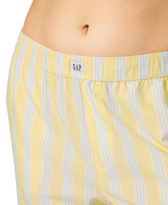 Women's Striped Poplin Pajama Pants, Exclusively at Macy's