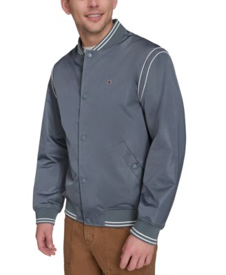 Men's Varsity Stripe Bomber Jacket