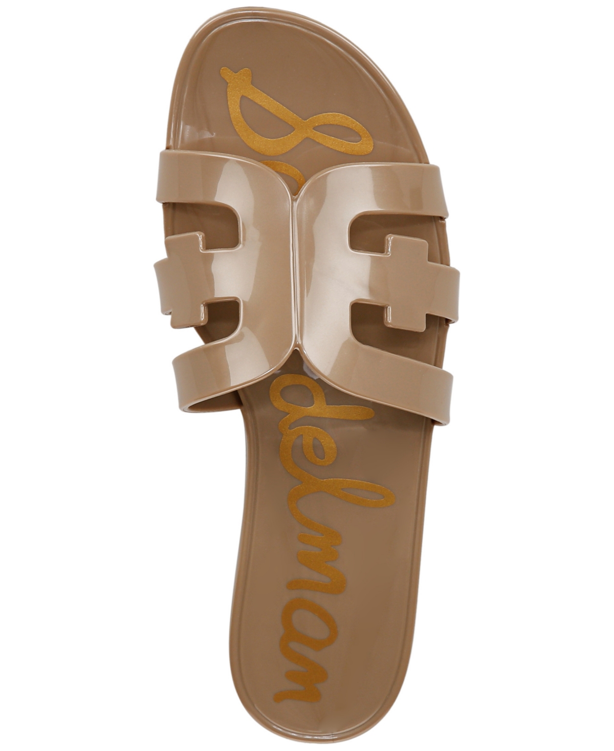 SAM EDELMAN WOMEN'S BAY JELLY SLIDE FLAT SANDALS 