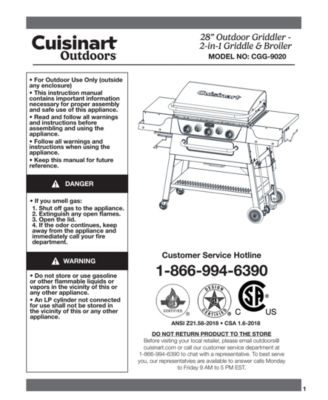 3-Burner Outdoor Propane Griddler with Broiler