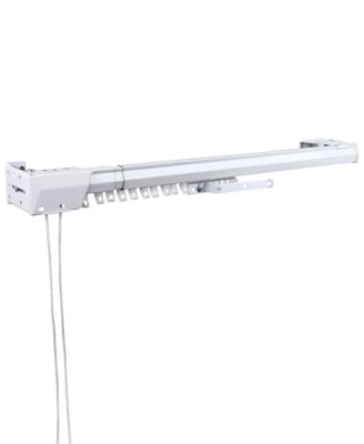 Rod Desyne - Heavy-Duty One Way Cord Left Traverse Rod 48" - 84"