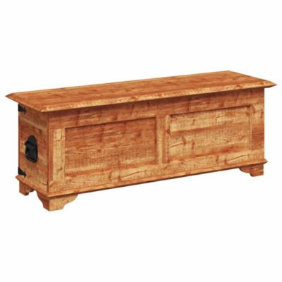 Rough Mango Wood Storage Chest