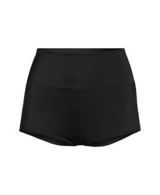 Women's Tugless High Waisted Swim Boy Shorts