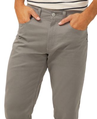 Men's Eddie Classic Athletic Fit Tapered Leg Essential Twill Pants