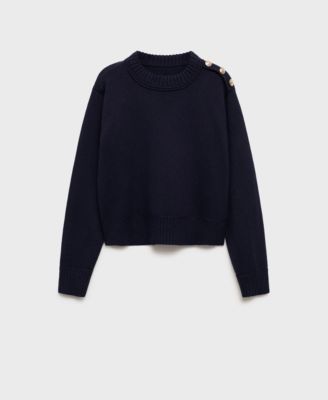 Women's Jewel Buttons Knitted Sweater