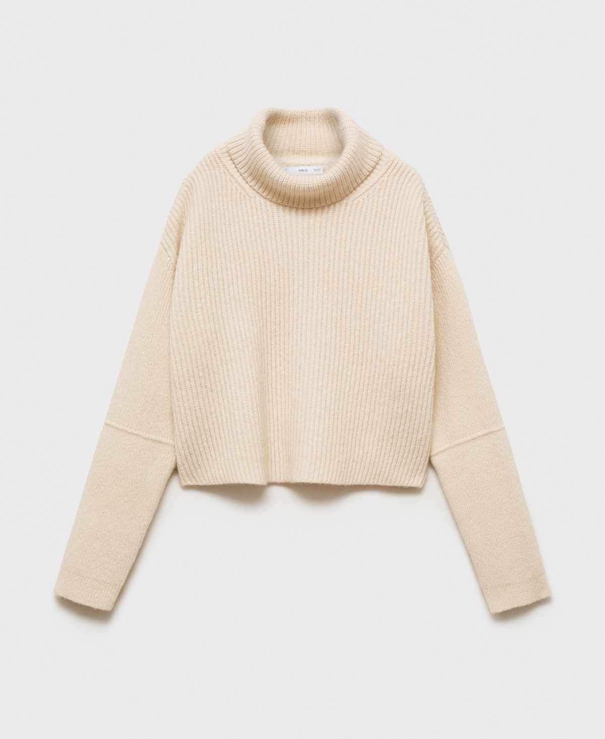 MANGO WOMEN'S WOOL BLEND TURTLENECK SWEATER 