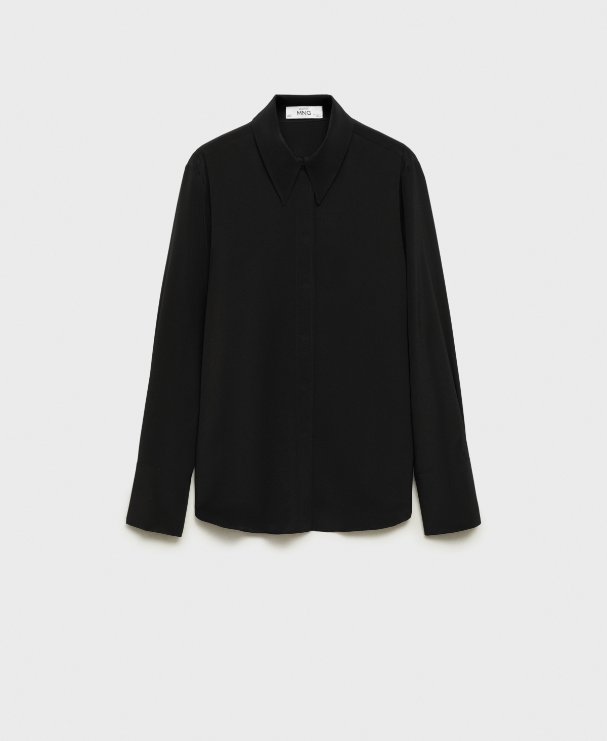 Mango Women's Satin Silk Shirt