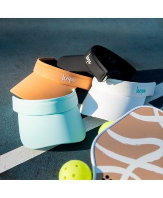 Women's Adjustable Band Sport Visor - White