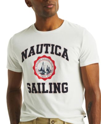 Men's Classic-Fit Sailing Logo Graphic T-Shirt