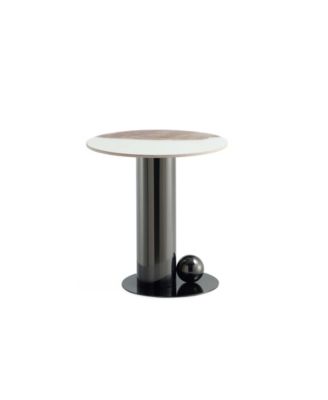 Laurel 19.68" Modern Sintered Stone Top End Table