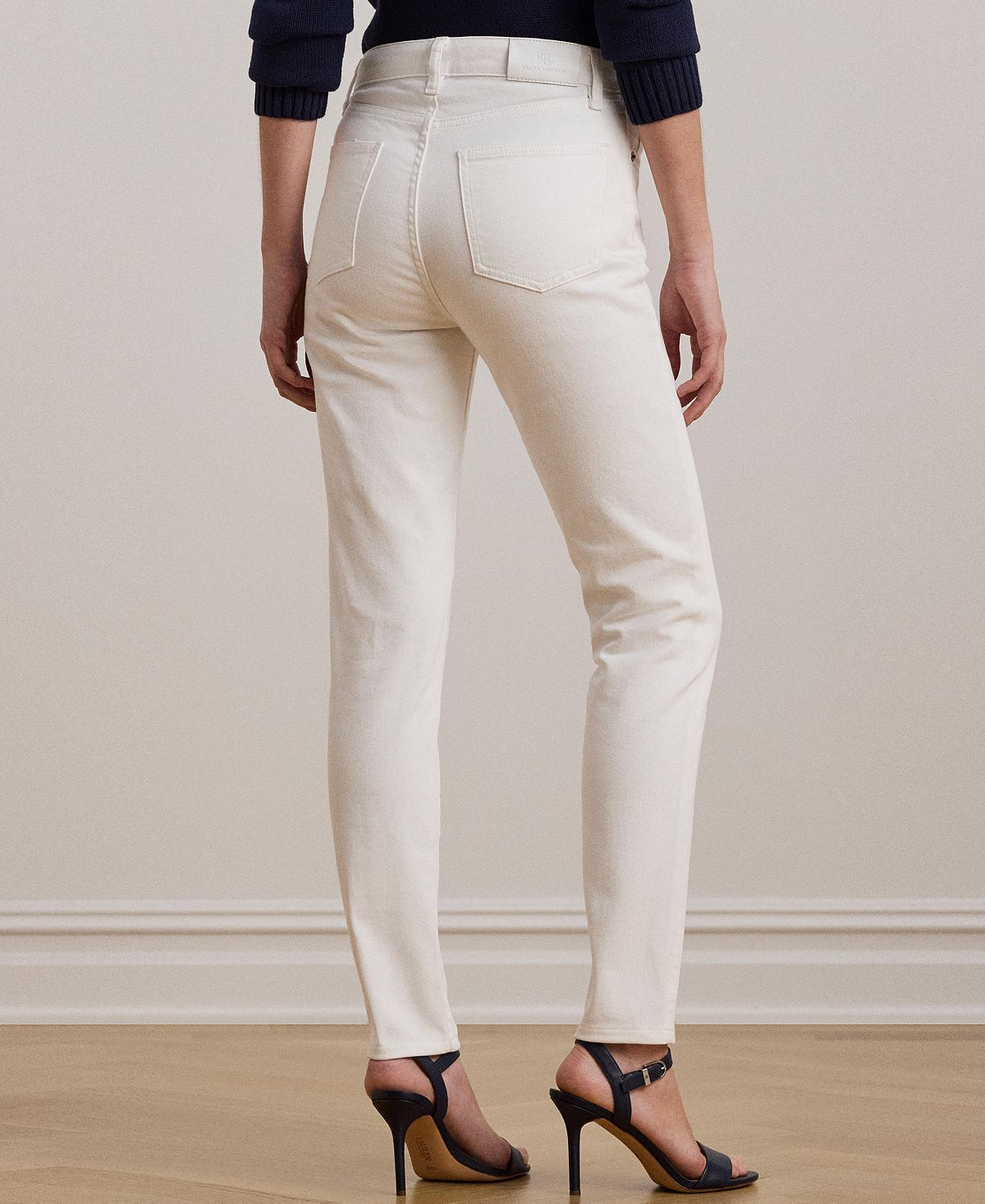 Lauren Ralph Lauren Women's High-Rise Skinny Ankle Jeans view 3 — MAYCSS fashion products