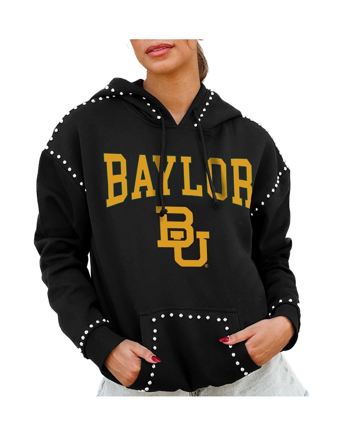 Shop Gameday Couture Women's Black Baylor Bears Studded Pullover Hoodie