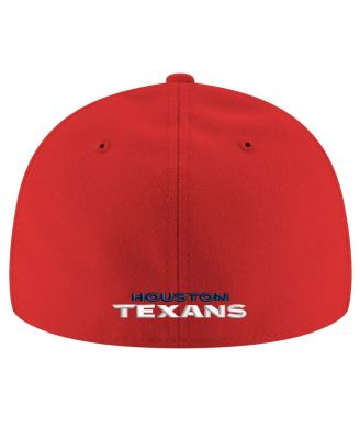 Men's Red Houston Texans Omaha Low Profile 59FIFTY Fitted Hat