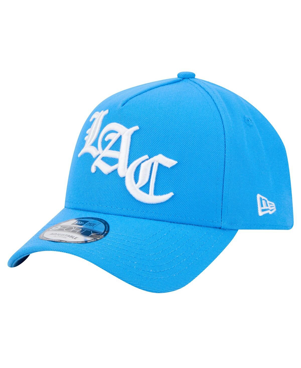NEW ERA MEN'S POWDER BLUE LOS ANGELES CHARGERS MYSTIC 9FORTY A-FRAME ADJUSTABLE HAT 