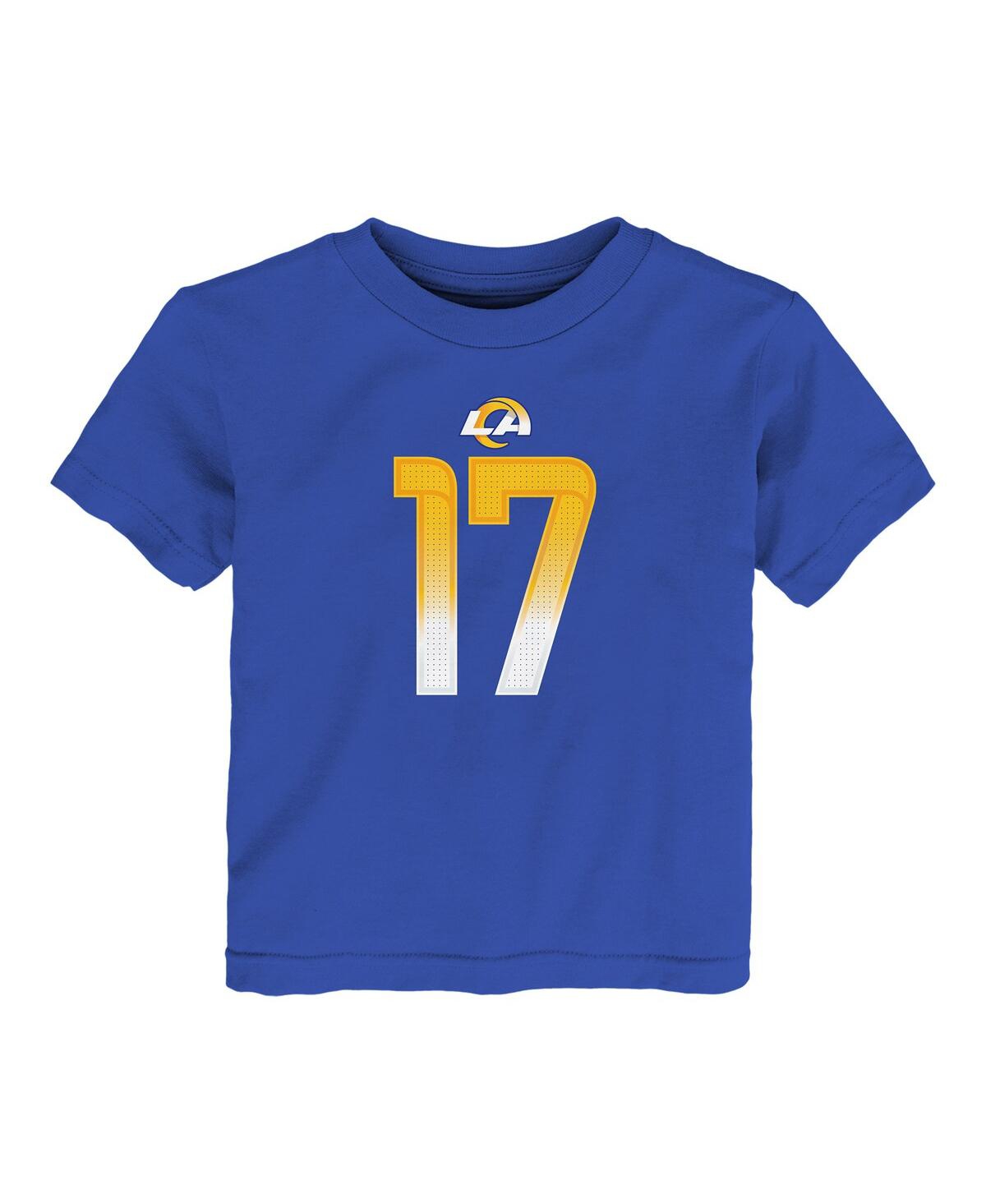 Nike Toddler Puka Nacua Royal Los Angeles Rams Player Name Number T-shirt In Royal