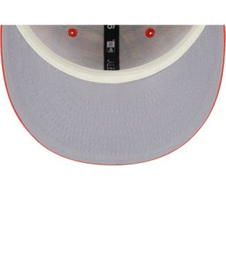 Men's Orange Clemson Tigers Plaid 9FIFTY Snapback Hat