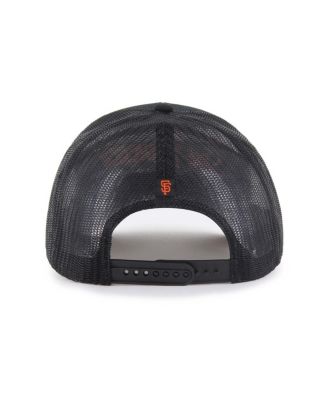 Men's Black San Francisco Giants Garner Trucker Adjustable Hat
