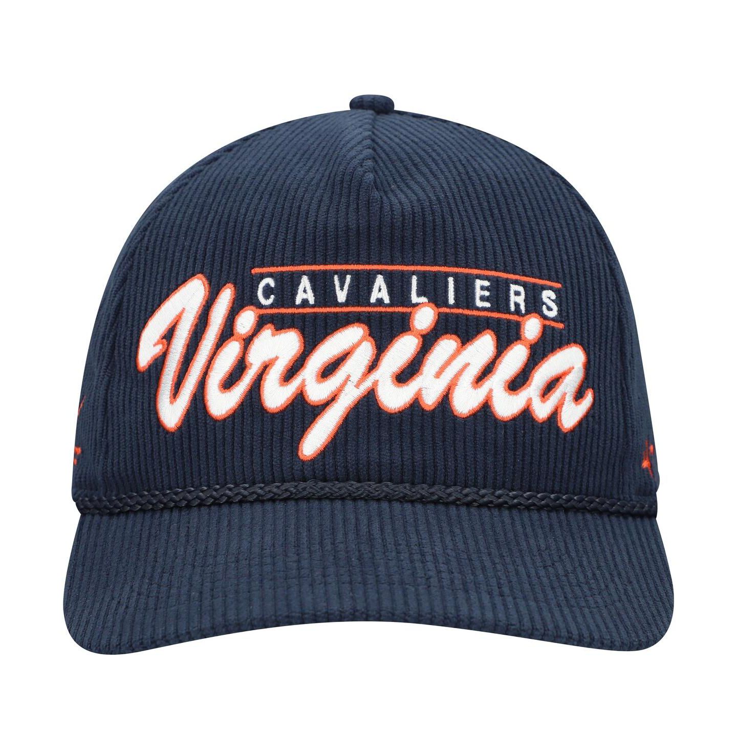 Мужская кепка '47 Brand Navy Virginia Cavaliers Gridiron Double Header Hitch Adjustable Hat — фото 4