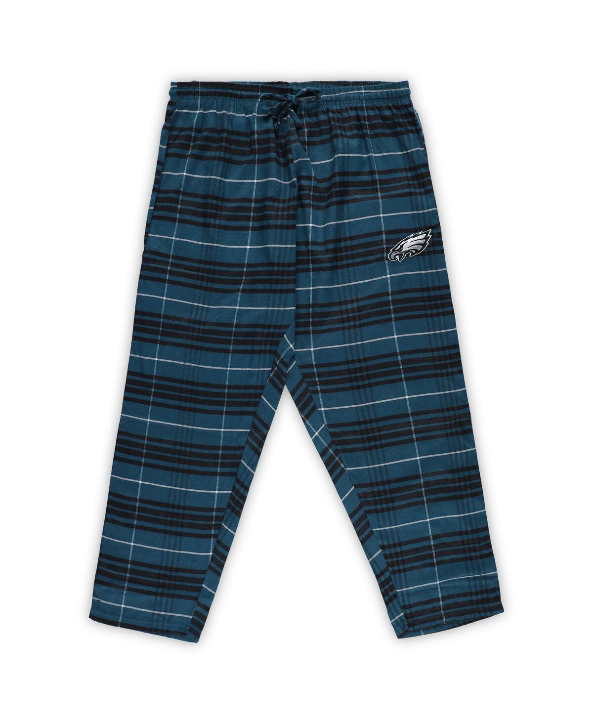 Concepts Sport Women's Philadelphia Eagles T-shirt Pants Set In Teal,black