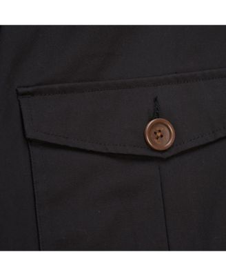 Men's Black Chicago Blackhawks Vintage Coaches Cotton Twill Full-Zip Jacket