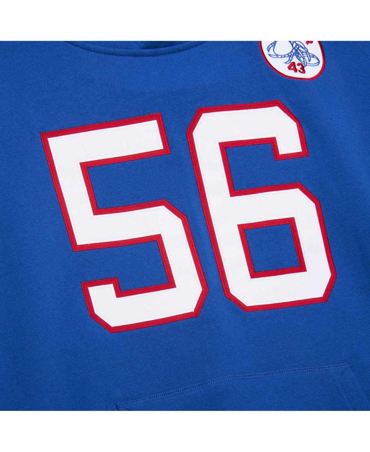 Mitchell & Ness Men's Lawrence Taylor Royal New York Giants Retired Player Name Number Pullover Hoodie In Royal