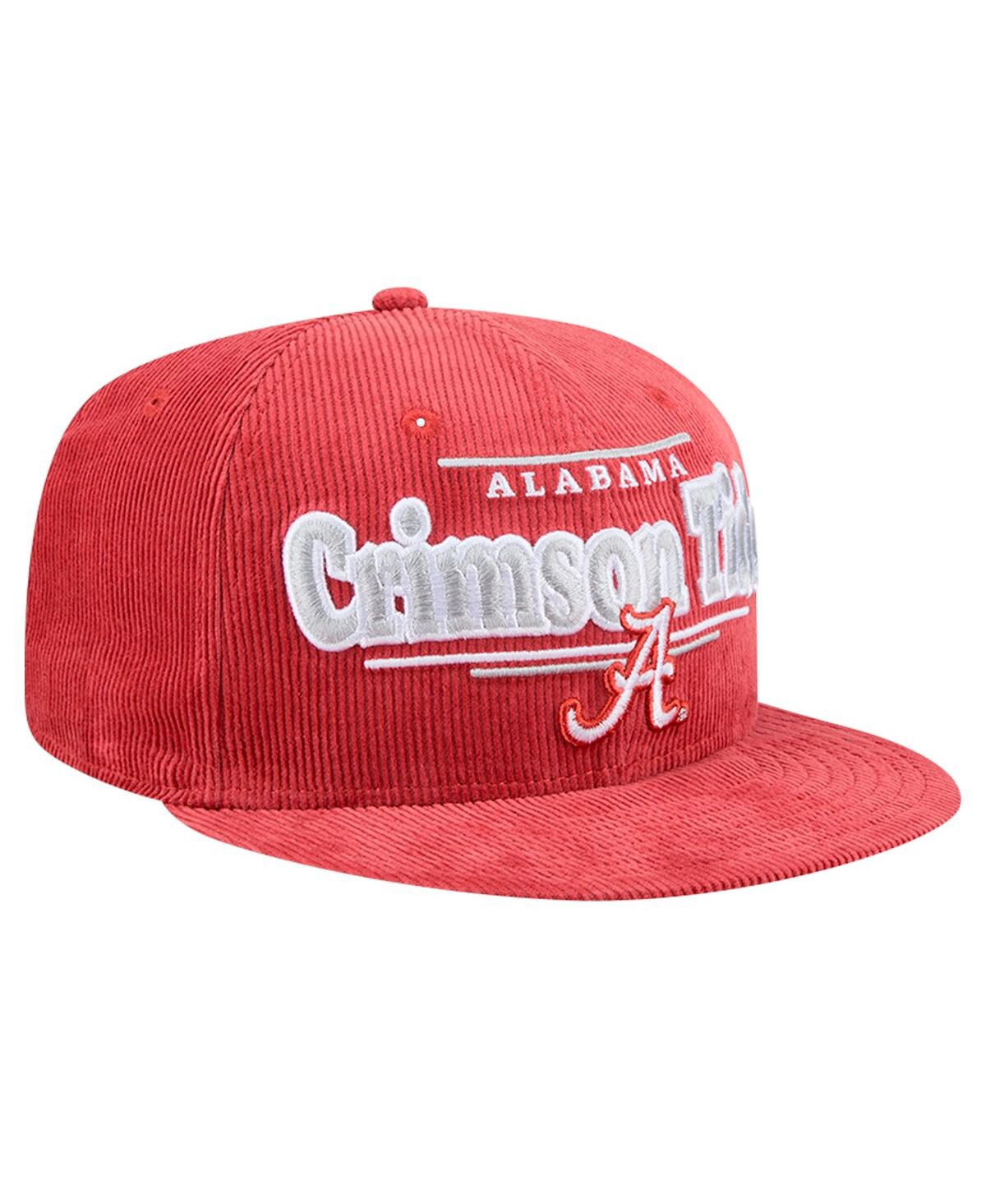 NEW ERA MEN'S CRIMSON ALABAMA CRIMSON TIDE DISPLAY 9FIFTY SNAPBACK HAT 
