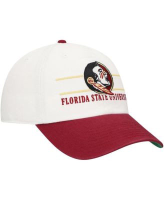 Men's White Florida State Seminoles Gridiron Clean Up Adjustable Hat
