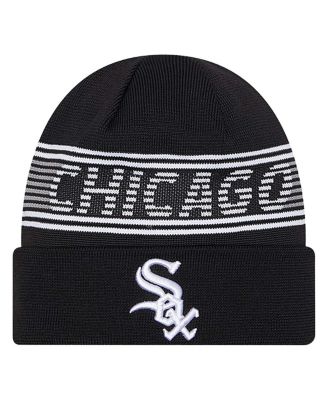 New Era - Men's Black Chicago White Sox Authentic Collection Cuffed Knit Hat