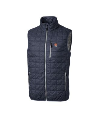 Men's Anthracite Auburn Tigers Rainier PrimaLoft Insulated Full-Zip Puffer Vest