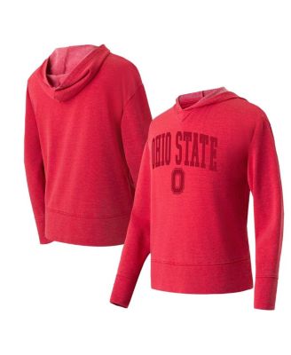 Concepts Sport - Women's Scarlet Ohio State Buckeyes Volley Long Sleeve Hoodie T-shirt