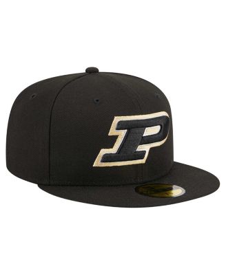 Men's Black Purdue Boilermakers 59FIFTY Fitted Hat
