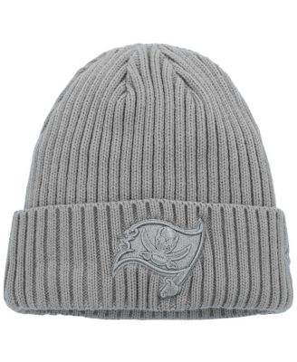 New Era - Big Boys and Girls Gray Tampa Bay Buccaneers Color Pack Cuffed Knit Hat