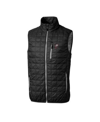 Men's Black Ohio State Buckeyes Team Logo Big Tall Rainier PrimaLoft Insulated Full-Zip Puffer Vest