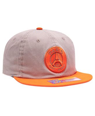 Men's Tan/Orange Paris Saint-Germain Wander Snapback Hat