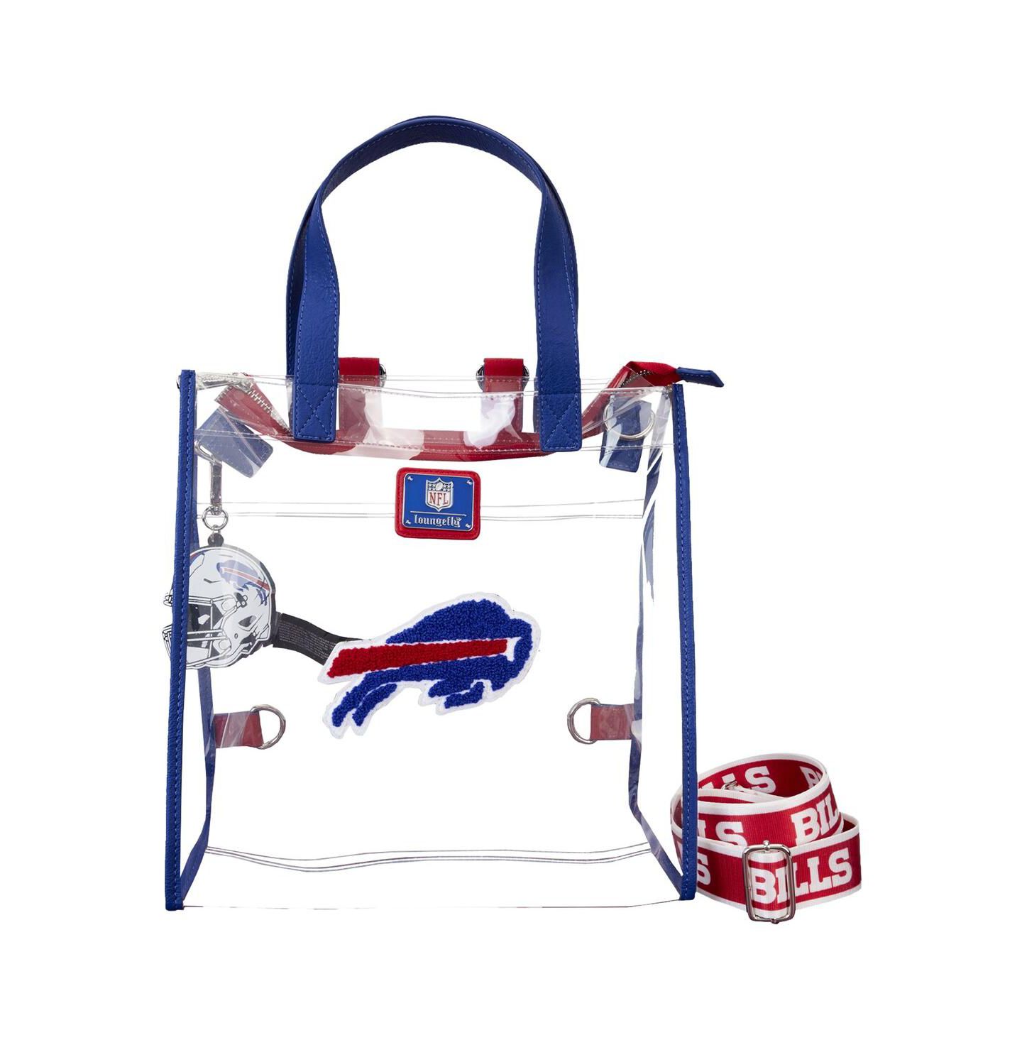 Рюкзак Loungefly Buffalo Bills Clear Convertible Tote Bag — фото 1