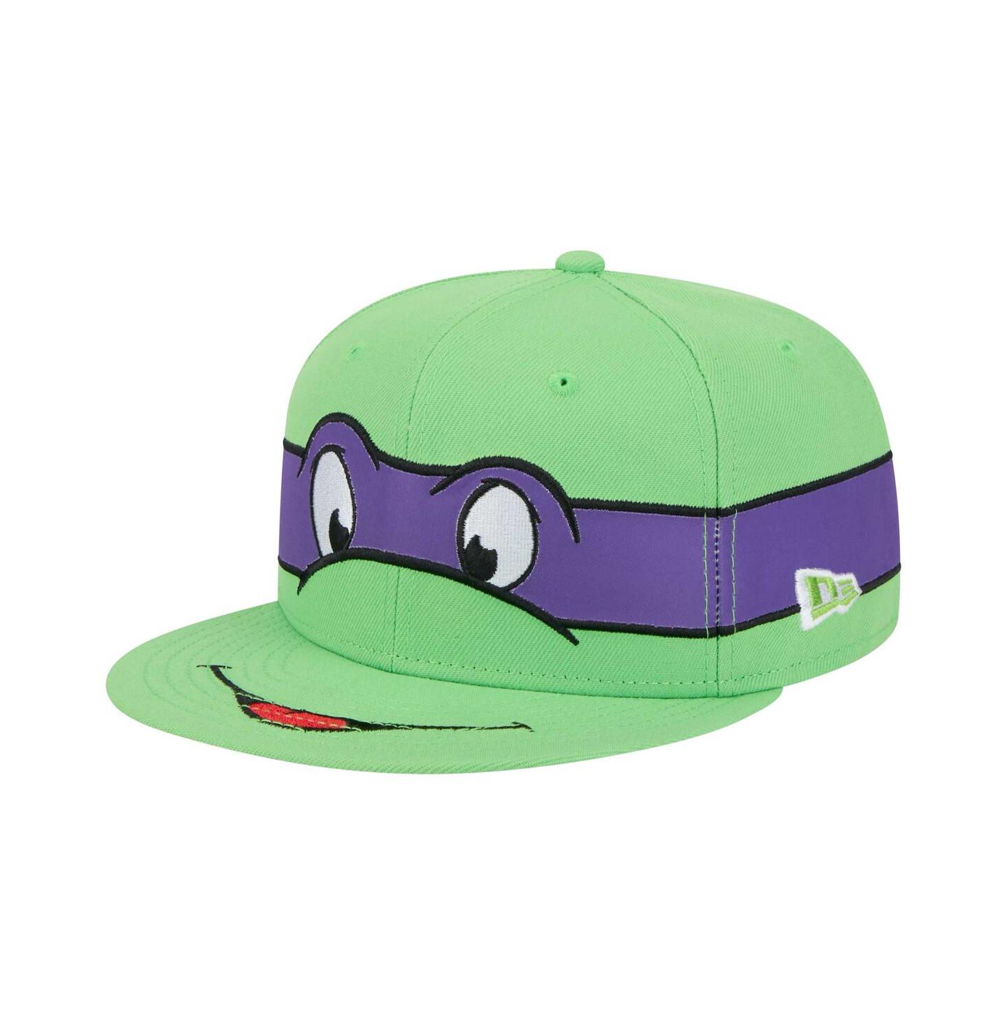 Мужская кепка New Era Green Teenage Mutant Ninja Turtles Donatello 9Fifty Snapback Hat — фото 1