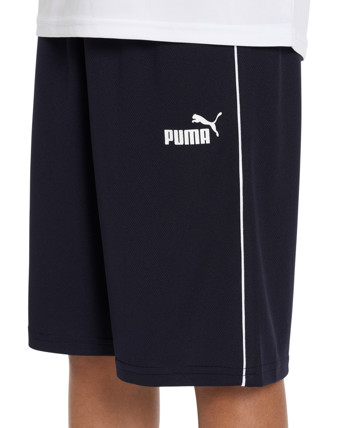 Puma Big Boys 3-pc. Performance T-shirt, Shorts & Socks Set In  White