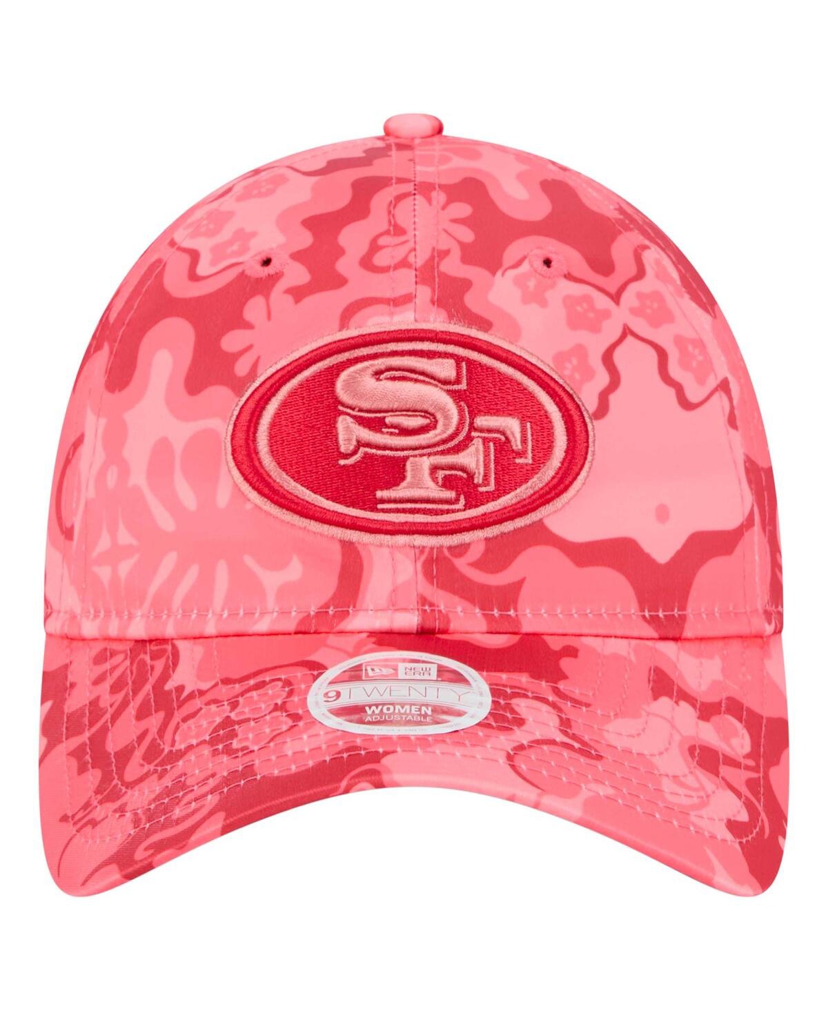 New Era Women's Scarlet San Francisco 49ers Trippy 9twenty Adjustable Hat In Scarlet
