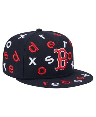 Men's Navy Boston Red Sox Team Confetti 59FIFTY Fitted Hat