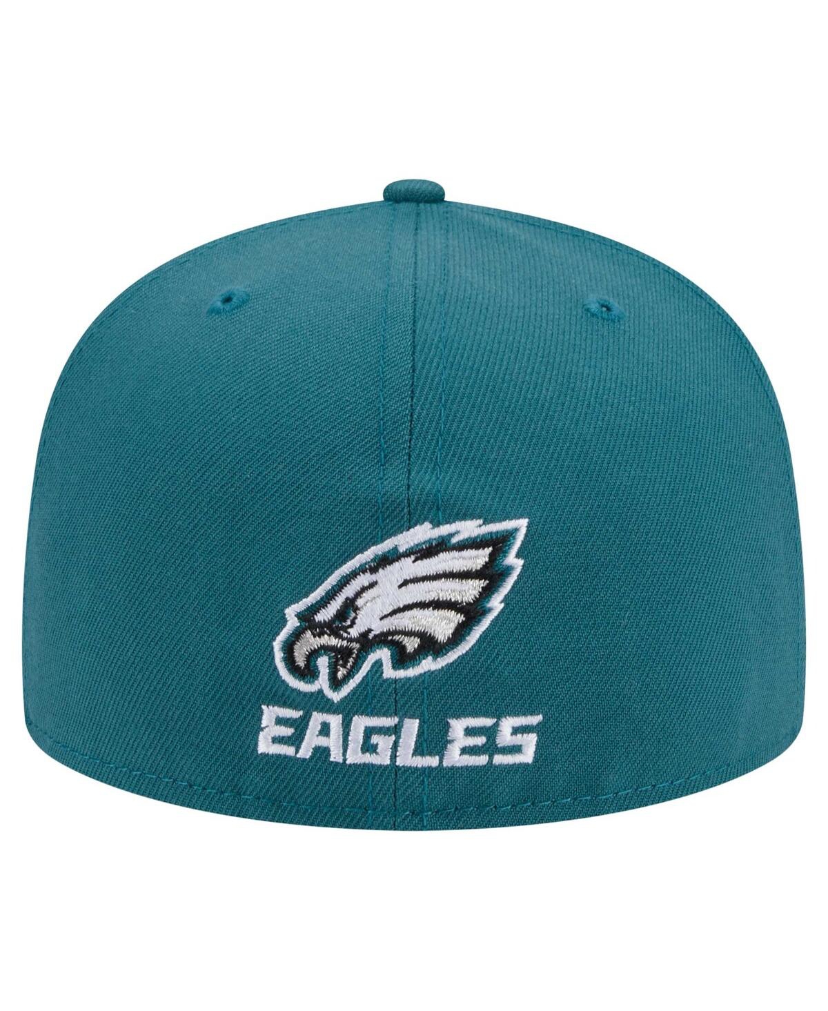New Era Men's Midnight Green Philadelphia Eagles Ransom 59fifty Fitted Hat In Green