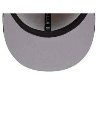 Men's Cream/Black New York Yankees Team Art 9FIFTY Snapback Hat
