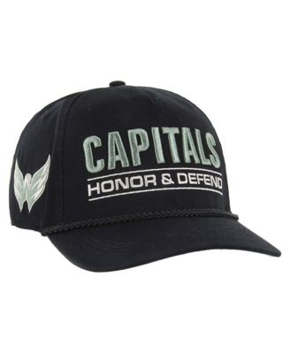 '47 Brand - 47 Brand Men's Black Washington Capitals OHT Military Appreciation Homeland Honor and Defend Hitch Adjustable Hat