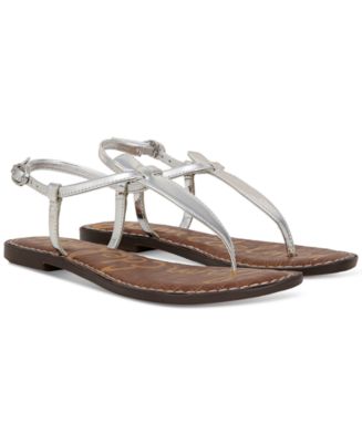Sam Edelman Women's Gigi Flat Sandal - Signature Strap With Double-E Signet