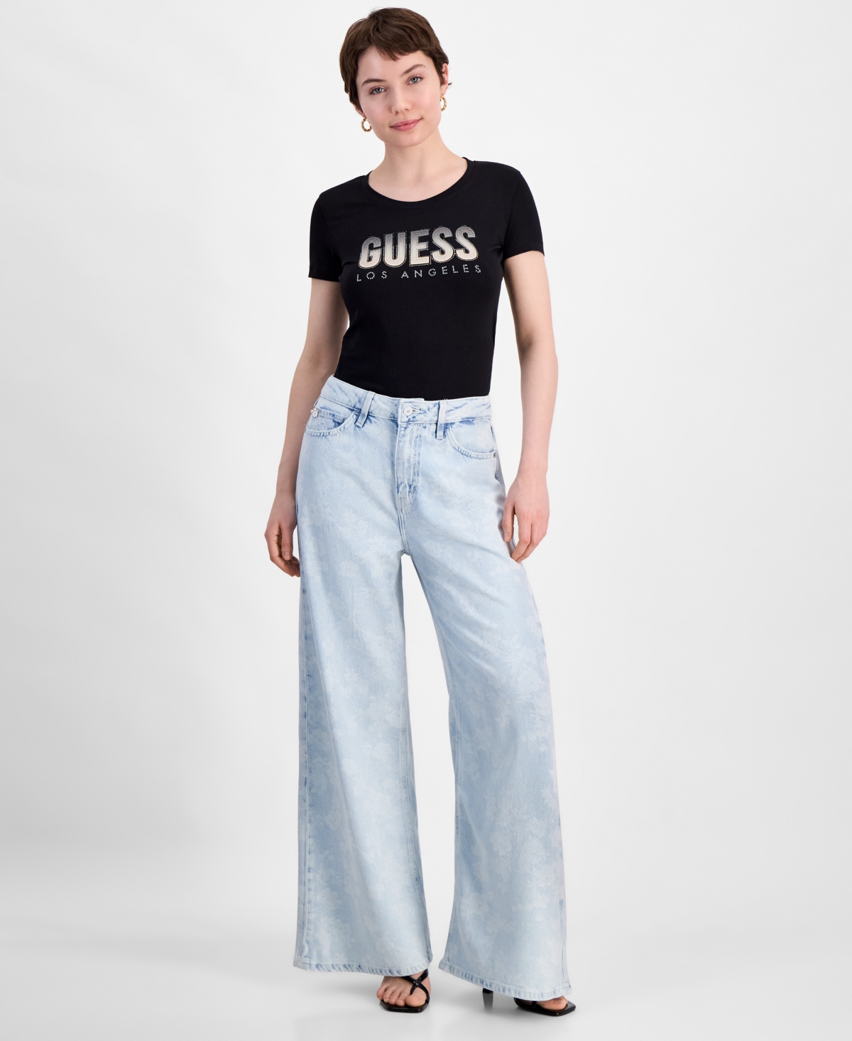 Women's Bellflower Wide-Leg High-Rise Jeans - IBIZA
