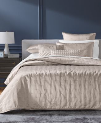 Glint Quilted 2-Pc. European Sham Set, Exclusively at Macy’s
